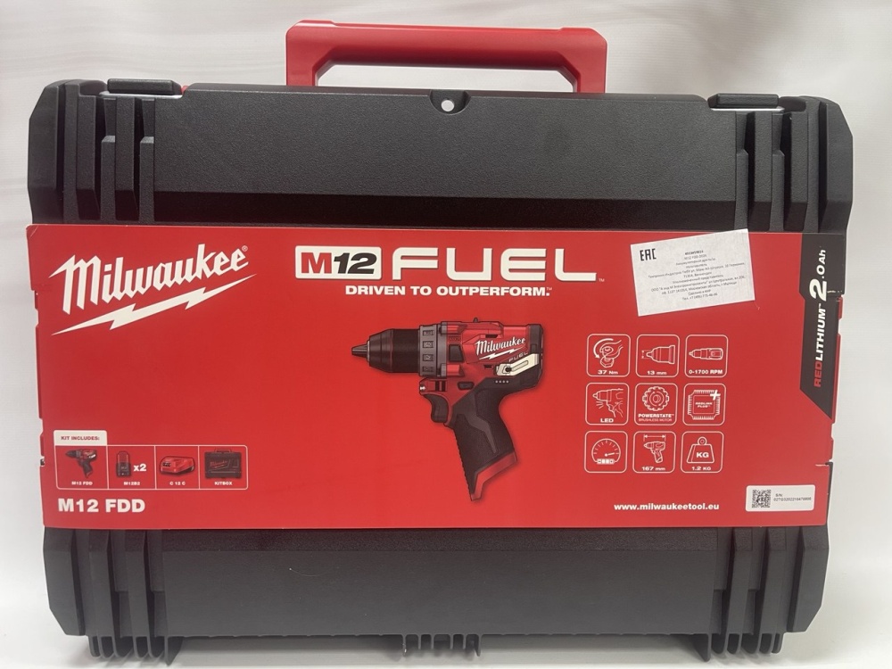 Гайковерт Milwaukee M12FDD-202X